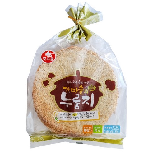 맛고을 가마솥 누룽지 1.1kg, 1개