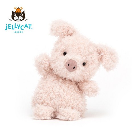 젤리캣 Little Pig 애착인형, 18 cm, 핑크