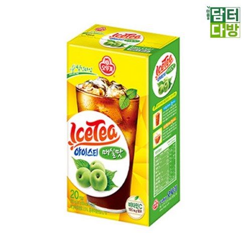 X 오뚜기 2개 280g(20입) 아이스티 매실맛, 20개, 상세페이지 참조