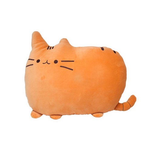 기프트앤돌 대형 고양이쿠션 말랑말랑 미오미오 고양이인형 50cm, 오렌지미오