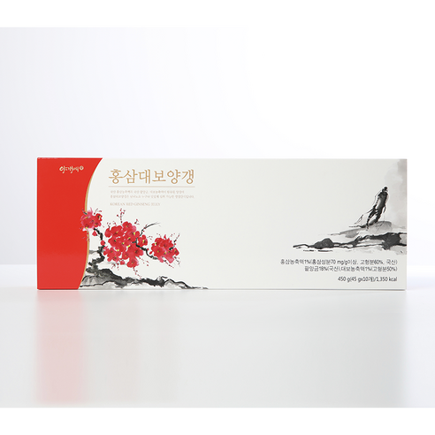 양갱애 홍삼대보양갱 10입, 450g, 1세트
