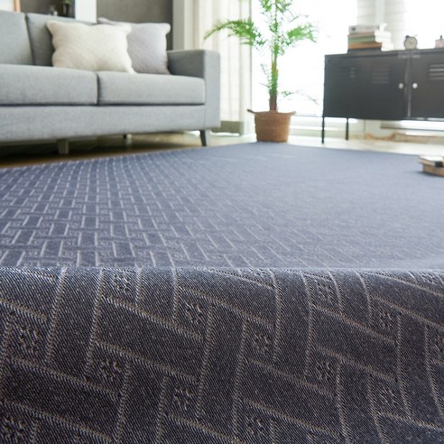 포근함이 일상으로, 모두의 러그 우븐 자카드 러그