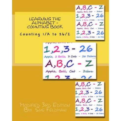 (영문도서) Learning the Alphabet - Counting Book: Counting 1/A to 26/Z Paperback, Createspace Independent Pub..., English, 9781721014309