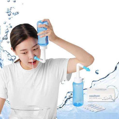 상쾌한 숨, 깨끗한 코! 노즈후레쉬로 코 건강을 되찾으세요.