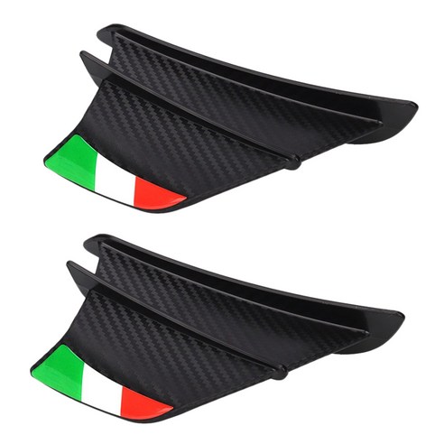 노 브랜드 오토바이 Winglet 공기 역학적 윙 키트 스포일러 바람 흐름 고정 날개 S1000RR V4 ZX-1, 주입 커버