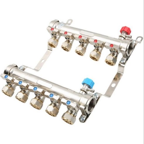 난방용 보일러 밸브, 동파 방지용 파이프 밸브 1개 함께 제공합니다. 온수분배기