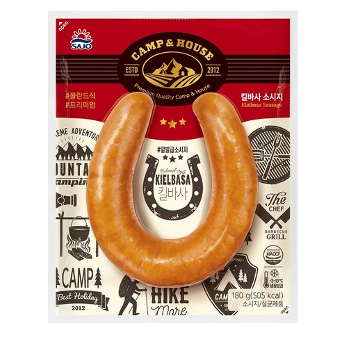 [사조대림] [대림냉장] 킬바사 소시지 180g x10개 /햄/간식, 180g, 20개