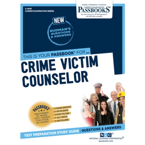 Crime Victim Counselor Volume 4019 Paperback, Passbooks, English, 9781731840196