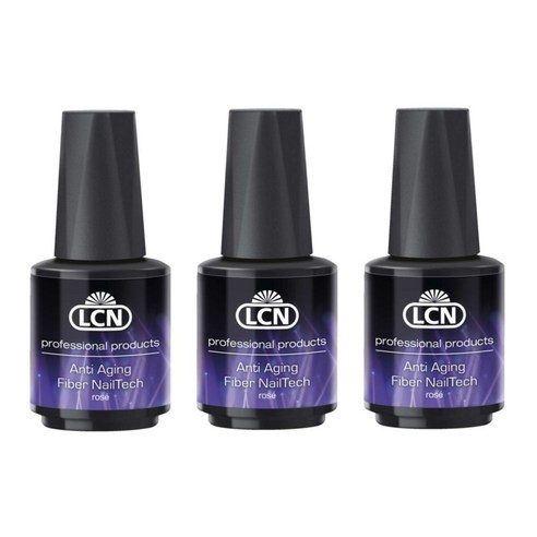 LCN 안티에이징 Fiber NailTech 로즈 10ml x 3개