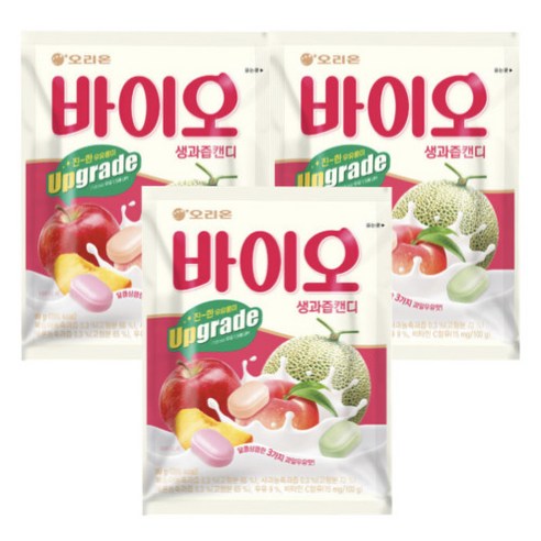 오리온 바이오 생과즙 캔디, 99g, 12개