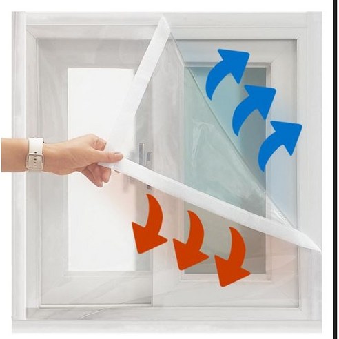 초강력 창문 바람막이 방풍비닐: 겨울철 외풍을 효과적으로 차단하는 방법