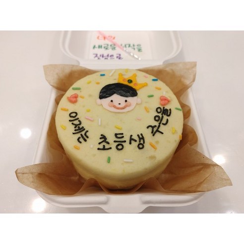 쌀케이크 주문제작 x택배불가상품x, 레터링없음(기본디자인), 3호(지름21cm/택배불가), 견과류듬뿍고구마(레터링가능), 3개