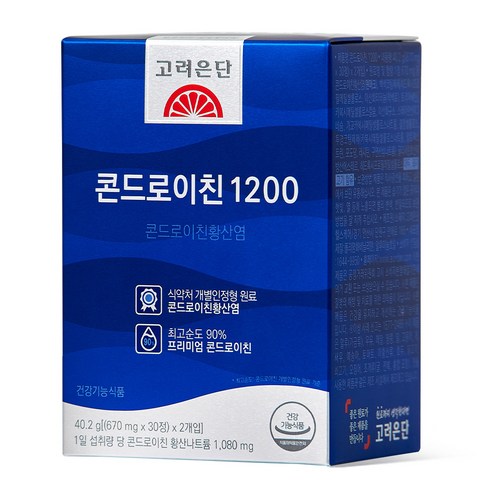 고려은단 콘드로이친 1200, 1개, 60정
