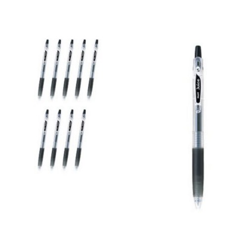 파이롯트 쥬스 젤잉크펜 0.7mm LJU-10F, 블랙, 10개