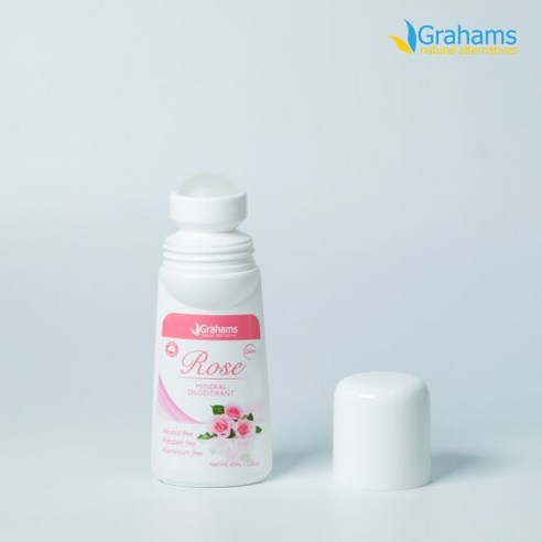 그라함스내추럴 로즈 미네랄 데오드란트 롤온 (향: 허브) 65ml, 선택 가능 그라함스내추럴 로즈 미네랄 데오드란트 롤온 (향: 허브) 65ml, 선택 가능