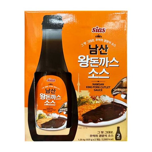 남산 왕돈까스소스 540g 2개입, 1박스, 540g*2입 Best Top5