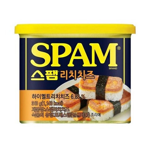 스팸 리치치즈 햄통조림, 340g, 6개 스팸120