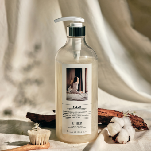 에테르 어메니티 퍼퓸 트리트먼트 플레르드뽀향, 2개, 1000ml