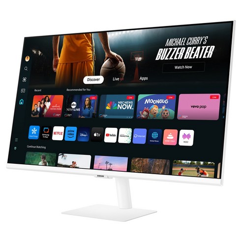 삼성전자 SMART MONITOR M7 S32DM701 화이트 UHD 4K 32인치 C-Type 4ms Youtube 넷플릭스 덱스, 9. S32DM701(화이트)