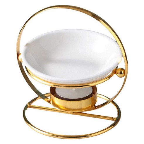 금속 에센셜 오일 버너 Tealight 홀더 향수 워머 홈 장식, 작은, 금