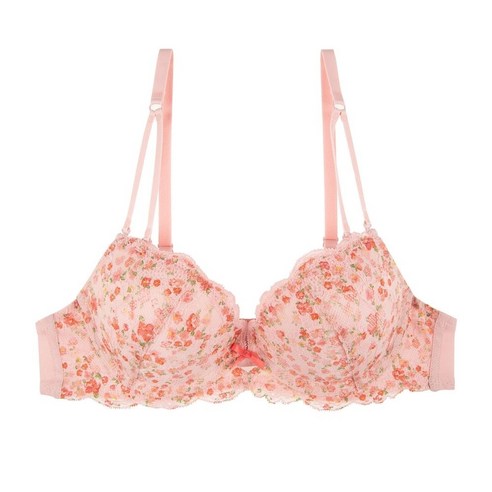 봄날의 설렘을 담은, 예스 YES 핑크 플라워 브라 YSWBY305: 섬세한 아름다움의 속삭임 예스브라