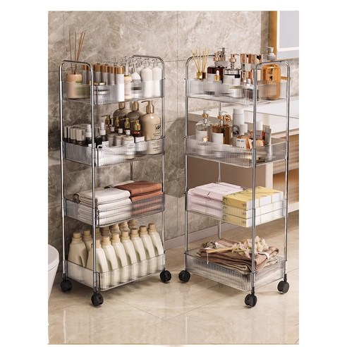 모던하고 심플한 Roomxyd 트롤리 수납선반으로 집안에 스타일과 편리함을 더하세요.