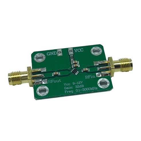 LNA 0.1-3000MHz 이득 32dB의 광대역 RF 증폭기 저잡음 증폭기 무선 증폭기 모듈, 보여진 바와 같이, 하나