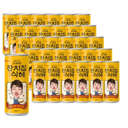 수미네 잔치집 식혜 240ml x 30입/명절음료수/추석음료/손님접대/전통음료/차음료, 30개