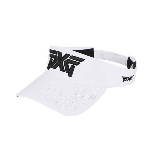 PXG 남여공용 벨크로 썬캡 스포츠 바이저 화이트 H-22PXG000014-WHT