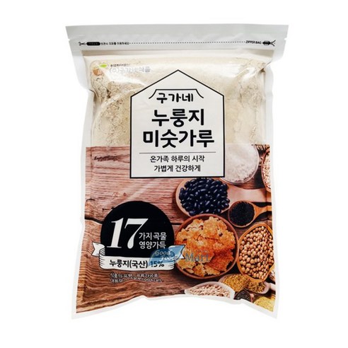 구가네 누룽지 미숫가루 1kg (6봉) 무료배송, 1kg, 6개