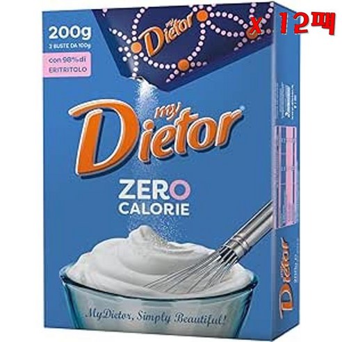 Dietor 디에터 마이디에토 내추럴 스위트너 파우더 200g 12팩, 12개