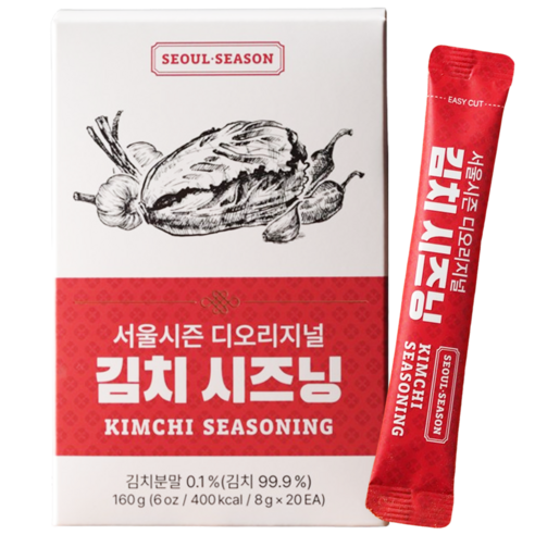 서울시즌 쌈장 김치맛 톡톡 간편 시즈닝 스틱 파우더 저칼로리 가루 바베큐 삼겹살 캠핑용 소스
