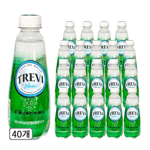 트레비 탄산수 플레인, 300ml, 40개