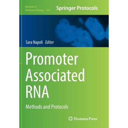 (영문도서) Promoter Associated RNA: Methods and Protocols Paperback, Humana, English, 9781493982813
