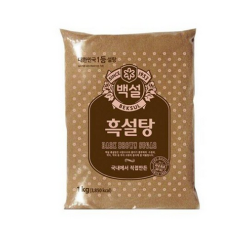 백설 흑설탕, 1kg, 2개