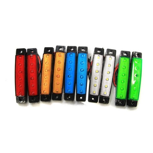 12V 24V LED 차폭등 시그널램프 깜빡이 미등 휀다등, (12V)3030그린, 1개