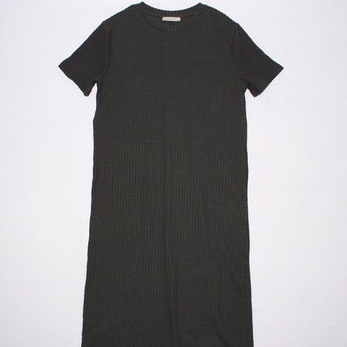 빈티지컴퍼니 2078.자라 라운드넥 반팔 니트 롱원피스/정품/여성 M