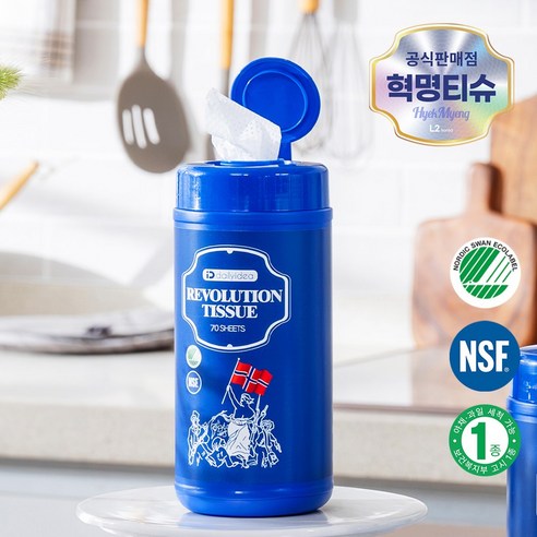 일상에 혁신을 더하는 데일리아이디어 혁명티슈 멀티클리너