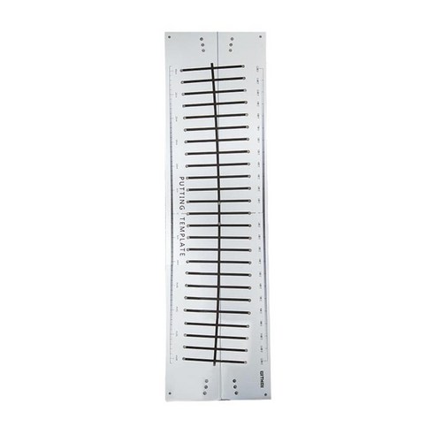 골프 트랙 종이 매트 정렬 보조 초보자 연습 용품, PVC, 12도