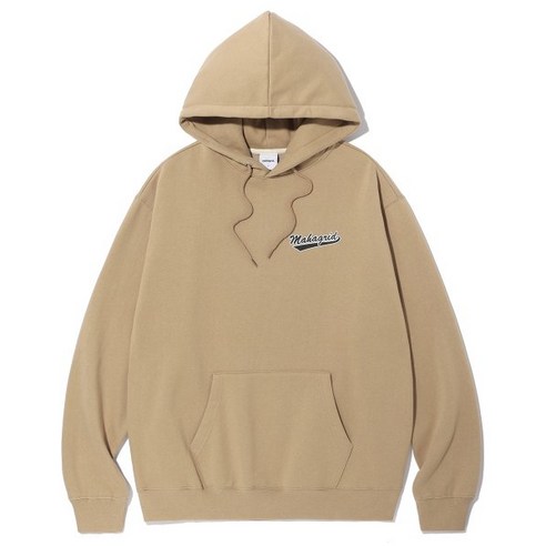 MAHAGRID SCRIPT LOGO HOODIE BEIGEMG2CFMM426A