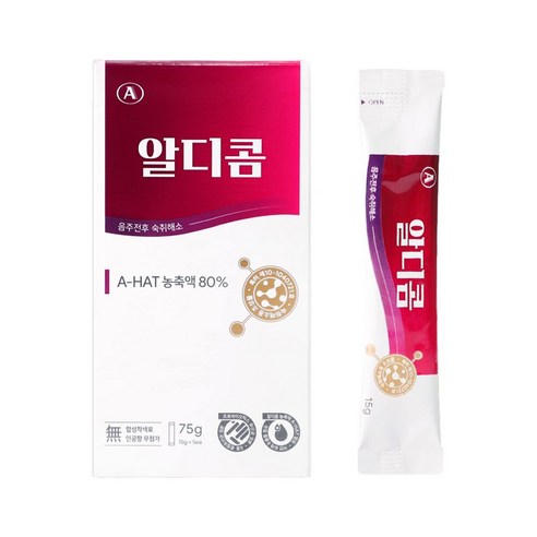 알디콤 숙취해소제 15g 5포입, 1개