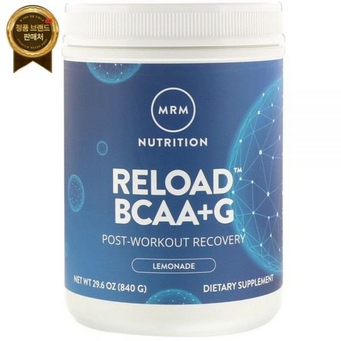 엠알엠 BCAA+G 리로드 레모네이드 840g, 1개