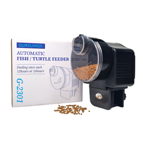 물고기와 거북이를 위한 스마트한 식사 솔루션: [신형] 어항 자동 급여기