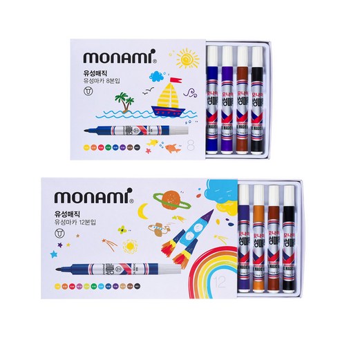 모나미 유성매직: 일상에 다채로운 색을 불어넣다 심매직
