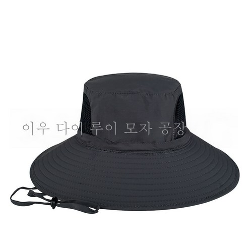 DFMEI 벙거지모자방수모자외선차단모자 챙등산모자외속건조배기선캡입니다, DFMEI 차콜그레이요