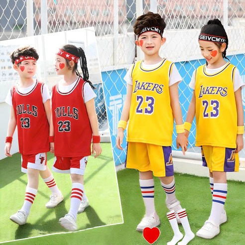 꿈을 향한 코트 위의 스타일, 아동 농구복으로 완성하세요!