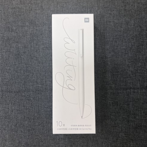 샤오미 화이트바디 볼펜 10개 세트 – 가벼운 중성 펜, 노트 펜, 쾌적한 필기감, 화이트색 
필기류