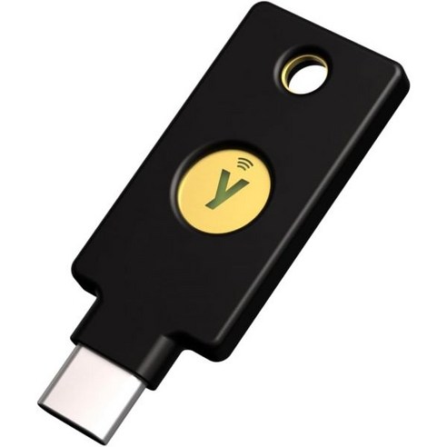 Yubico NFC 2단계 인증 2FA 보안 키 USB C 타입