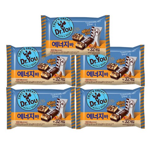 오리온 닥터유 에너지바 미니 330g(약32개입) 초코바 수량별, 330g, 5개