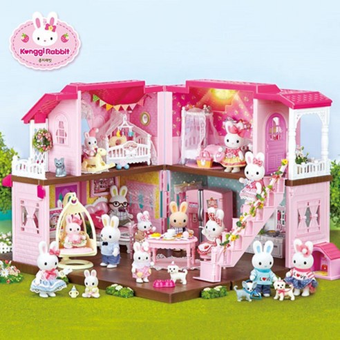 5세 여아를 위한 교감놀이 대형 콩지래빗 인형의집: 창의력 발달의 즐거운 세계